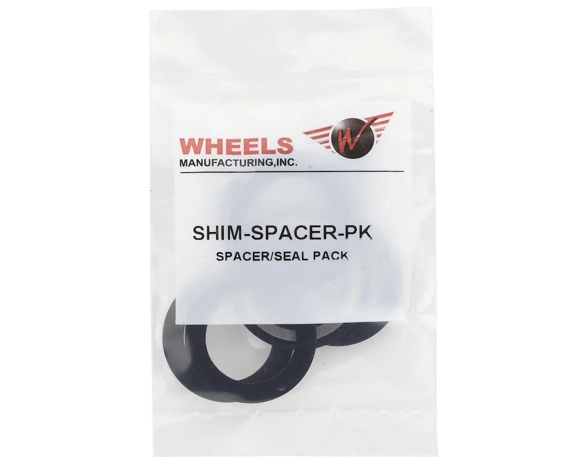 Wheels Manufacturing 24mm Bottom Bracket Spacer Pack (Black) - view 2